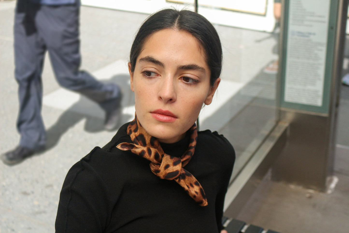Nina Scarf in Silk Twill