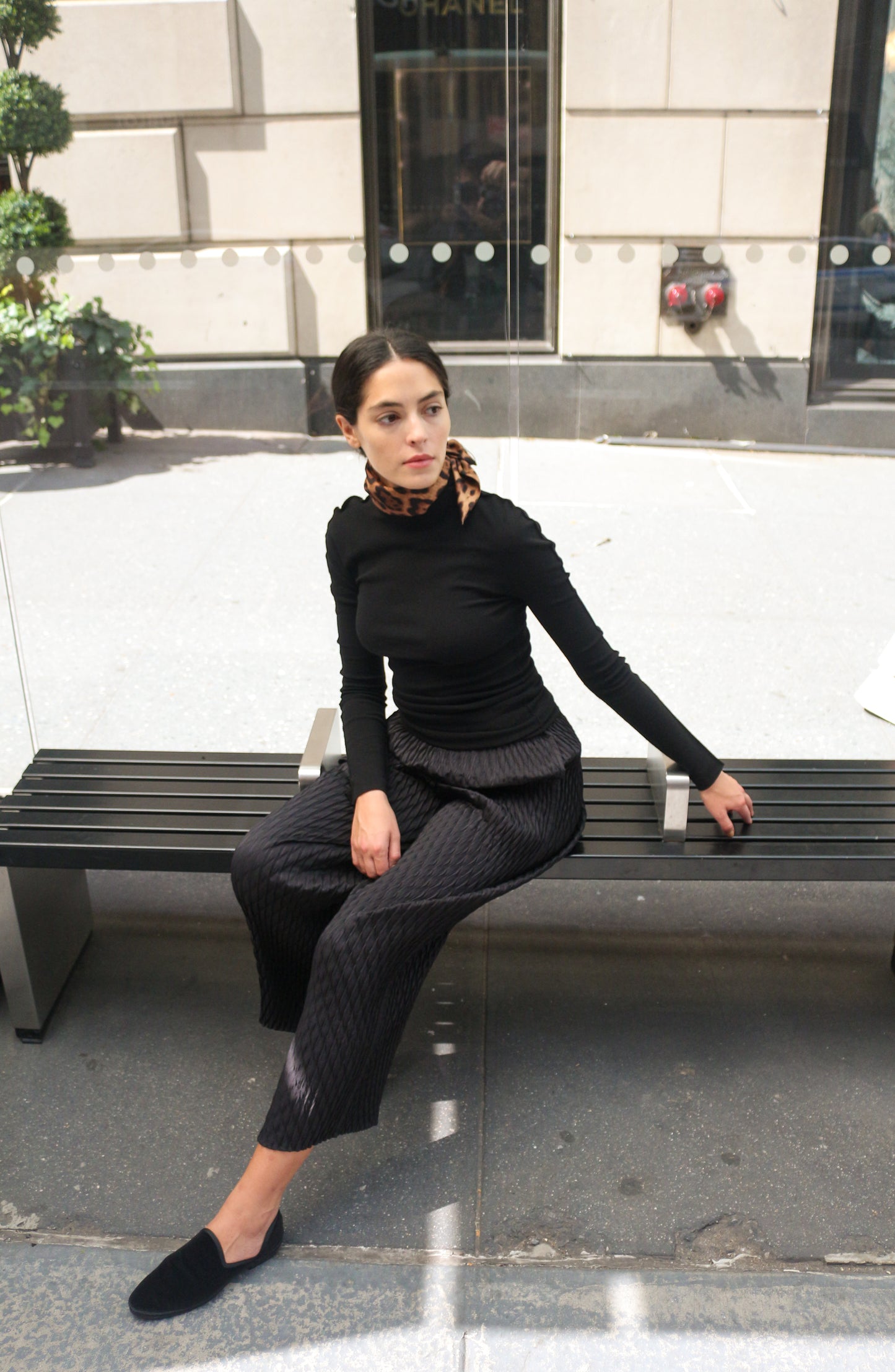 Nina Scarf in Silk Twill