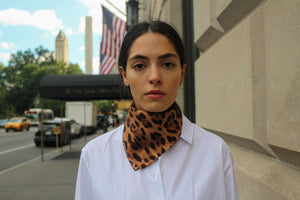 Nina Scarf in Silk Twill