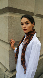 Nina Scarf in Silk Chiffon
